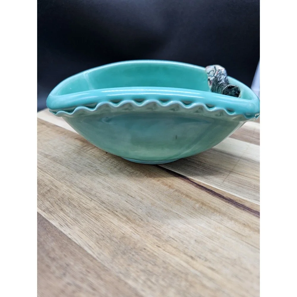 Vintage Secla Portugal Pottery Bowl Serving‎ Bowl
